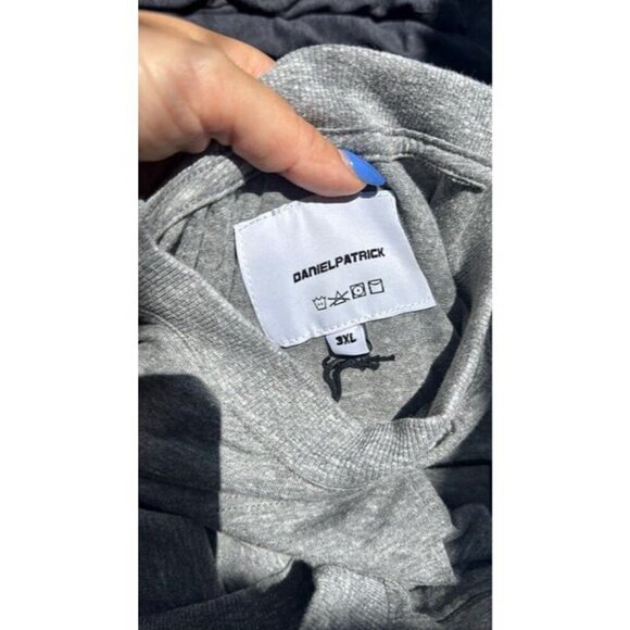 Daniel Patrick Grey 3XL Shirt Men's New Designer Made in LA - Picture 4 of 5